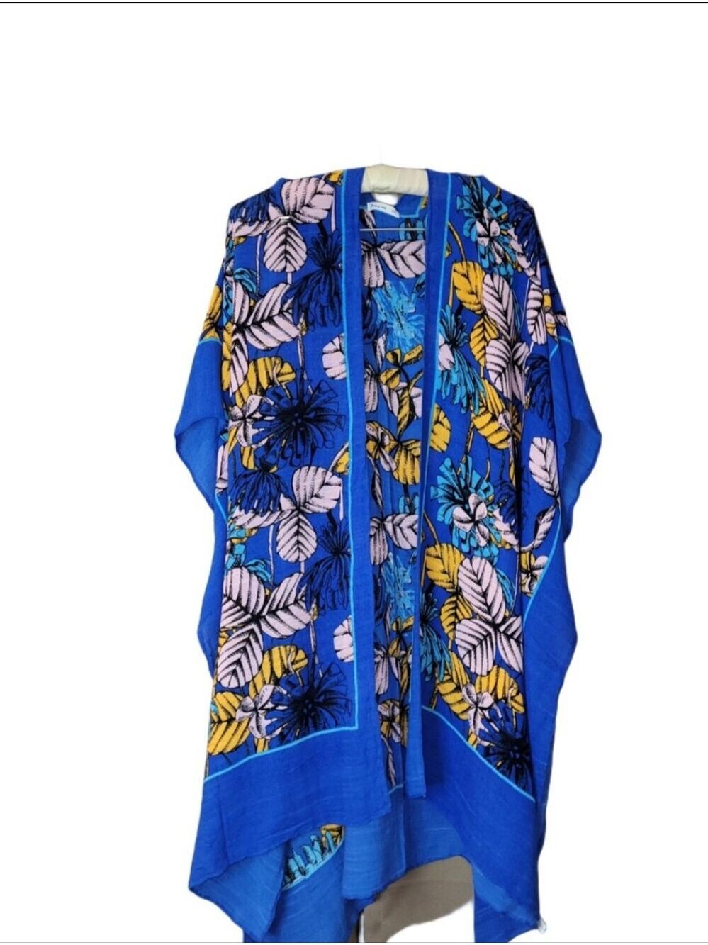 Beach Vibes Breezy Lane Kimono Poncho Voverup O/S